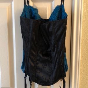 Fredericks of Hollywood two-tone corset